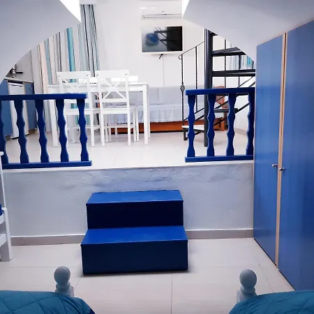 White & Blue Apartment